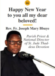 Rev. Fr. Joseph Mary Bbuye - Parish Priest & National Director of St. Jude Thaddeus Devotion Naggulu