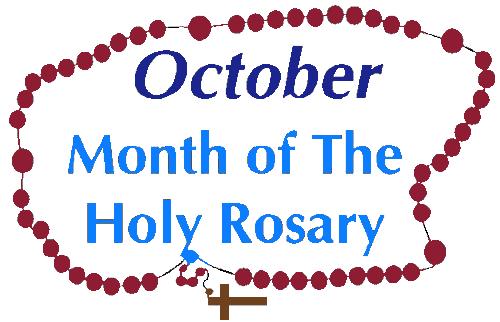 OCTOBER THE MONTH OF THE ROSARY